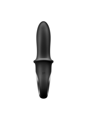 Vibromasseur noir USB, chauffant et connecté Hot Passion Satisfyer - CC597790
